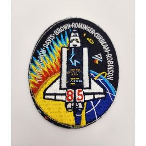 NASA Space Shuttle Discovery STS-85 Patch Davis Brown Rominnger Curbeam Robinson